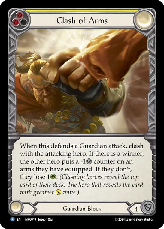 Clash of Arms [MPG049] (Mastery Pack Guardian)  Rainbow Foil