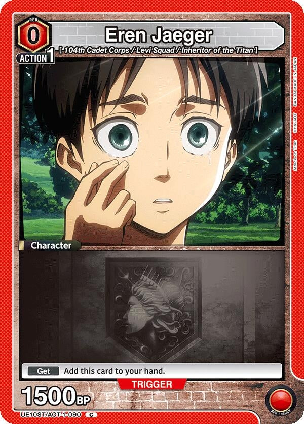Image for Eren Jaeger (090) (UE10ST) (UE10ST/AOT-1-090) - Union Arena