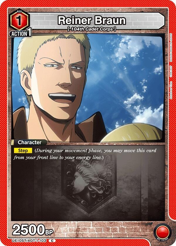 Image for Reiner Braun (UE10ST) (UE10ST/AOT-1-103) - Union Arena