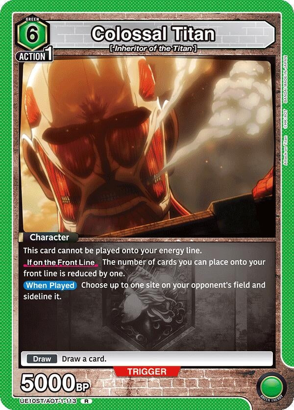 Image for Colossal Titan (UE10ST) (UE10ST/AOT-1-113) - Union Arena