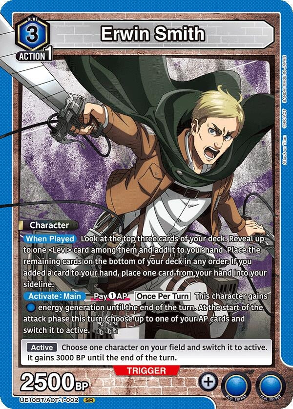 Image for Erwin Smith (002) (UE10BT) (UE10BT/AOT-1-002) - Union Arena