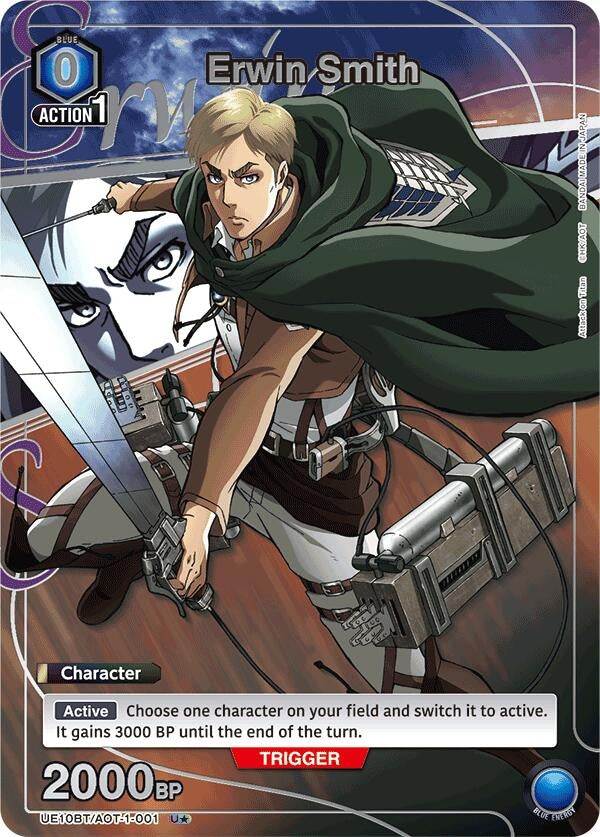 Image for Erwin Smith (001) (U*) (UE10BT) (UE10BT/AOT-1-001) - Union Arena