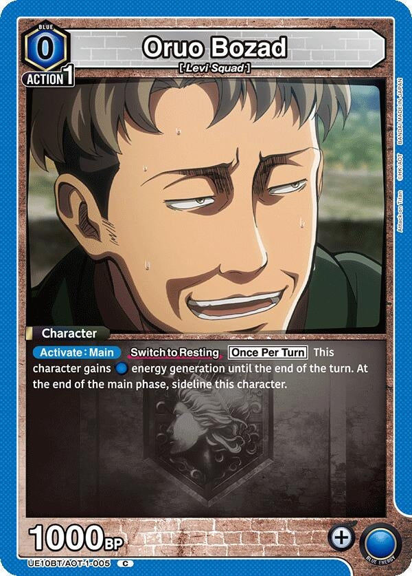 Image for Oruo Bozad (UE10BT) (UE10BT/AOT-1-005) - Union Arena