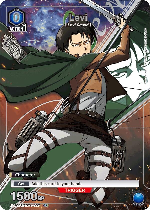 Image for Levi (007) (C*) (UE10BT) (UE10BT/AOT-1-007) - Union Arena