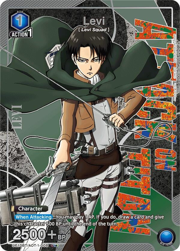 Image for Levi (008) (U*) (UE10BT) (UE10BT/AOT-1-008) - Union Arena