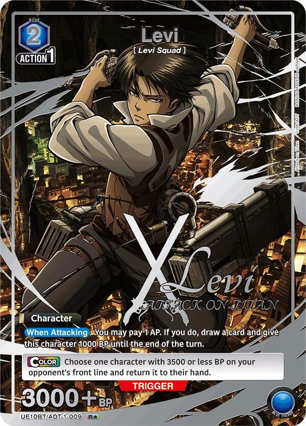 Image for Levi (009) (R*) (UE10BT) (UE10BT/AOT-1-009) - Union Arena