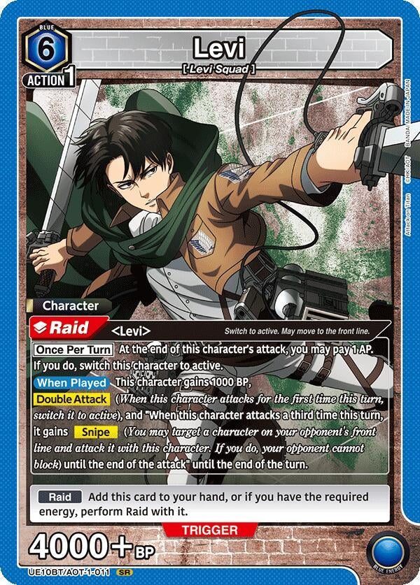 Image for Levi (011) (UE10BT) (UE10BT/AOT-1-011) - Union Arena