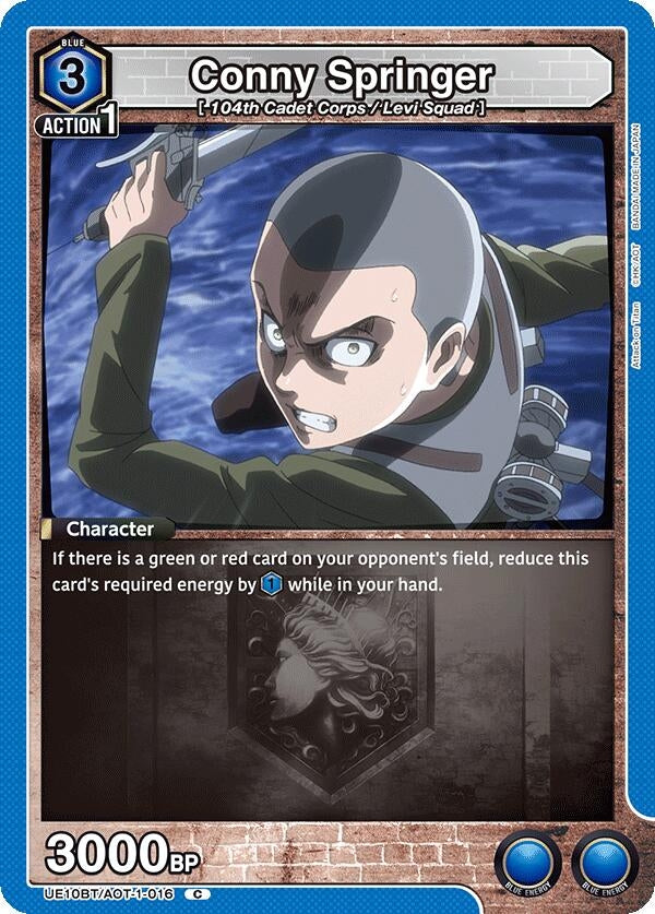 Image for Conny Springer (016) (UE10BT) (UE10BT/AOT-1-016) - Union Arena