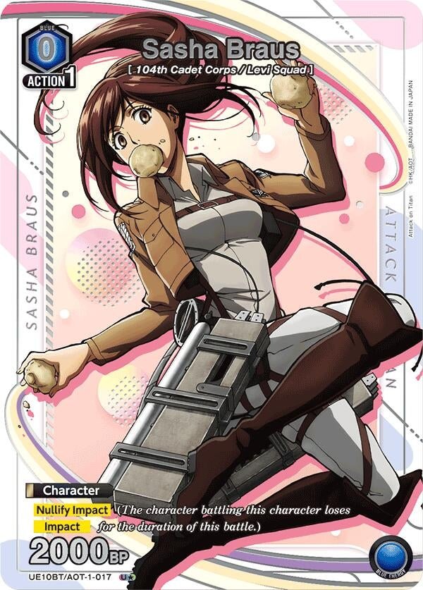 Image for Sasha Braus (017) (U*) (UE10BT) (UE10BT/AOT-1-017) - Union Arena