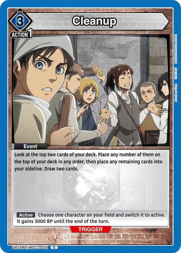 Image for Cleanup (UE10BT) (UE10BT/AOT-1-031) - Union Arena
