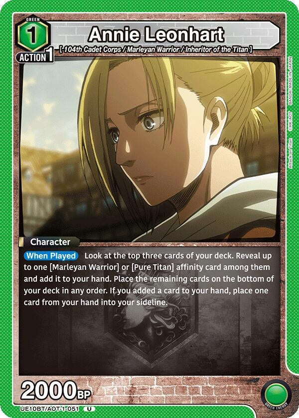 Image for Annie Leonhart (051) (UE10BT) (UE10BT/AOT-1-051) - Union Arena