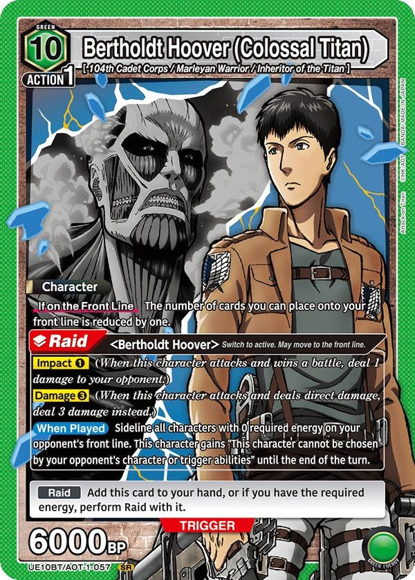 Image for Bertholdt Hoover (Colossal Titan) (UE10BT) (UE10BT/AOT-1-057) - Union Arena
