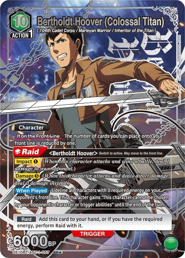 Image for Bertholdt Hoover (Colossal Titan) (SR*) (UE10BT) (UE10BT/AOT-1-057) - Union Arena