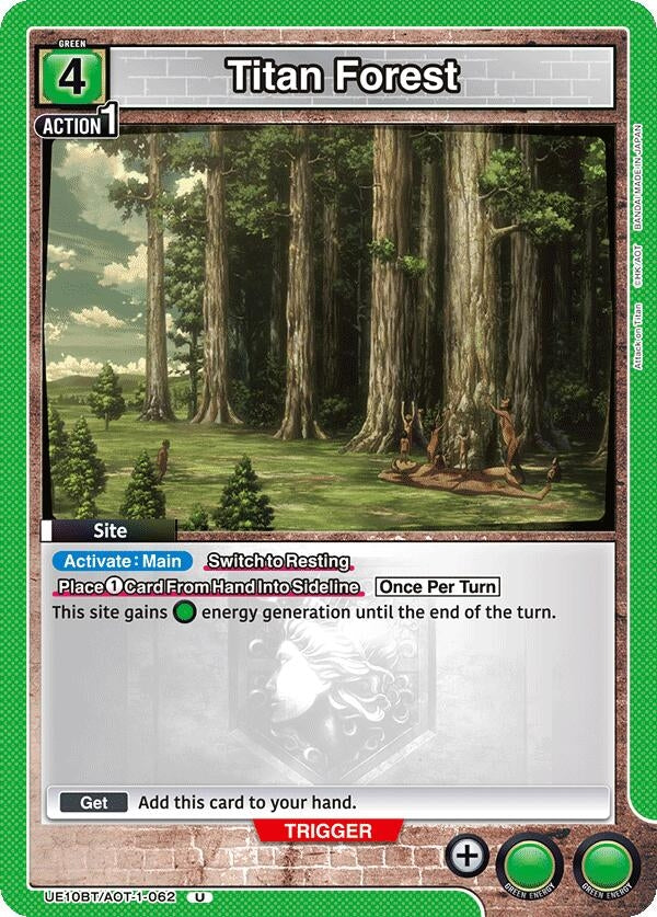 Image for Titan Forest (UE10BT) (UE10BT/AOT-1-062) - Union Arena