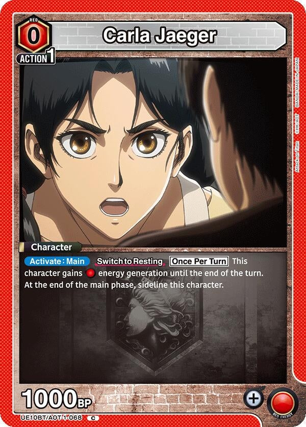 Image for Carla Jaeger (UE10BT) (UE10BT/AOT-1-068) - Union Arena
