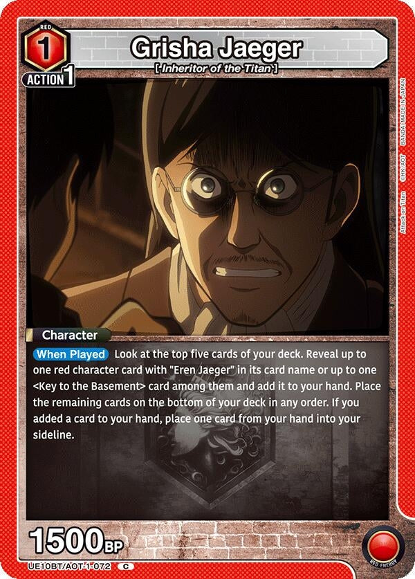 Image for Grisha Jaeger (UE10BT) (UE10BT/AOT-1-072) - Union Arena