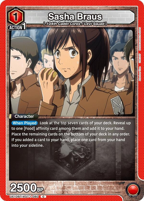 Image for Sasha Braus (080) (UE10BT) (UE10BT/AOT-1-080) - Union Arena