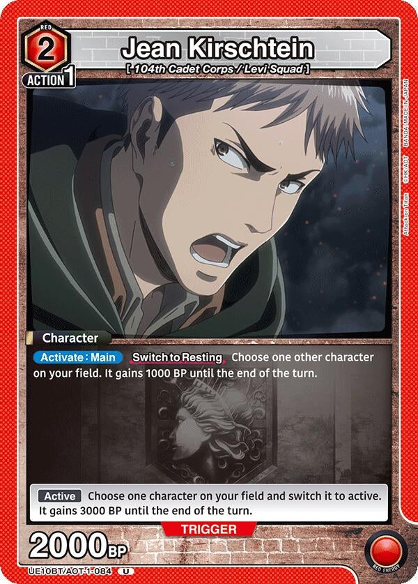 Image for Jean Kirschtein (084) (UE10BT) (UE10BT/AOT-1-084) - Union Arena