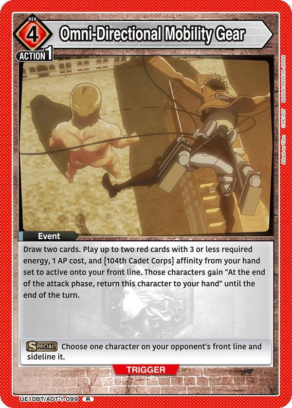 Image for Omni-Directional Mobility Gear (UE10BT) (UE10BT/AOT-1-099) - Union Arena