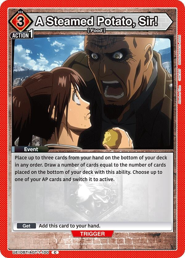 Image for A Steamed Potato, Sir! (UE10BT) (UE10BT/AOT-1-100) - Union Arena