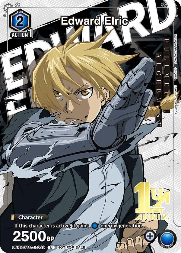 Image for Edward Elric (039) (UEPR) (UEPR/FMA-1-039) - Union Arena