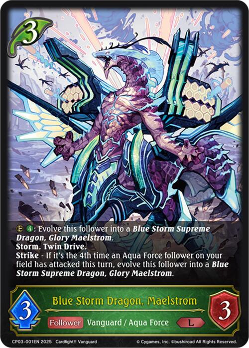 Blue Storm Dragon, Maelstrom (CP03-001EN) [Cardfight!! Vanguard]