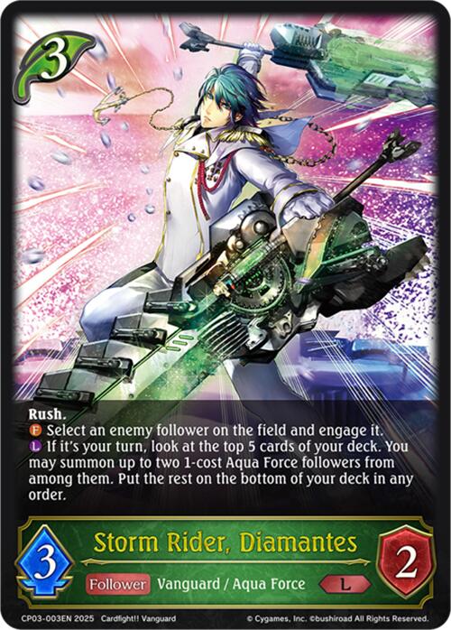Storm Rider, Diamantes (CP03-003EN) [Cardfight!! Vanguard]