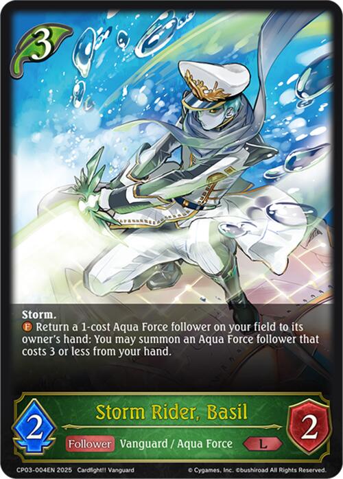 Storm Rider, Basil (CP03-004EN) [Cardfight!! Vanguard]