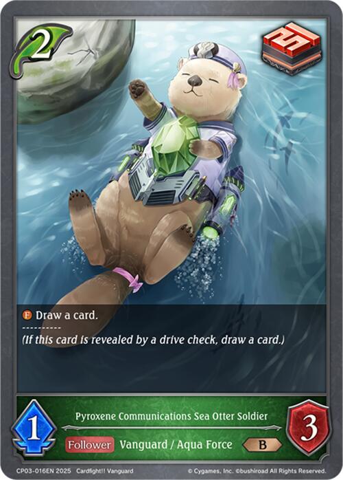 Pyroxene Communications Sea Otter Soldier (CP03-016EN) [Cardfight!! Vanguard]