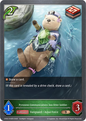 Pyroxene Communications Sea Otter Soldier (CP03-016EN) [Cardfight!! Vanguard]