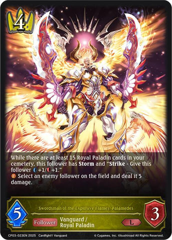 Swordsman of the Explosive Flames, Palamedes (CP03-023EN) [Cardfight!! Vanguard]