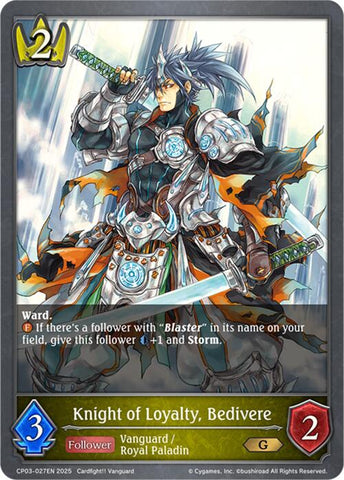 Knight of Loyalty, Bedivere (CP03-027EN) [Cardfight!! Vanguard]