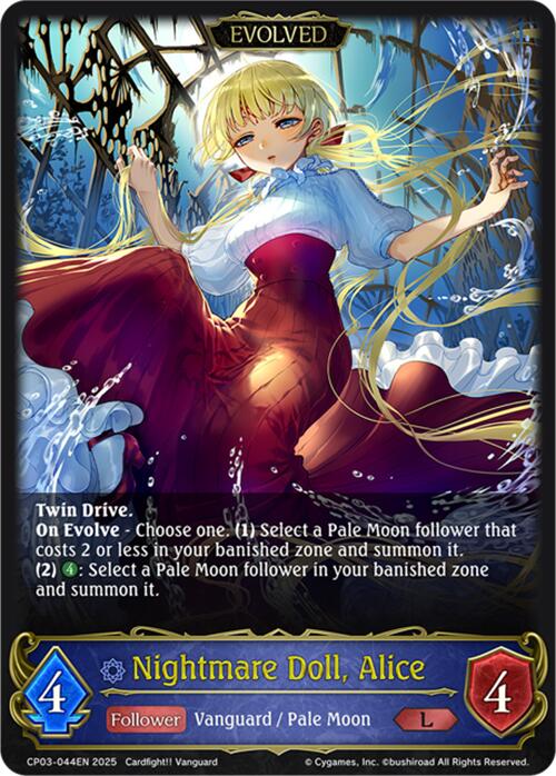 Nightmare Doll, Alice (Evolved) (CP03-044EN) [Cardfight!! Vanguard]
