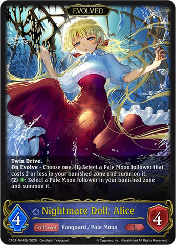 Nightmare Doll, Alice (Evolved) (CP03-044EN) [Cardfight!! Vanguard]