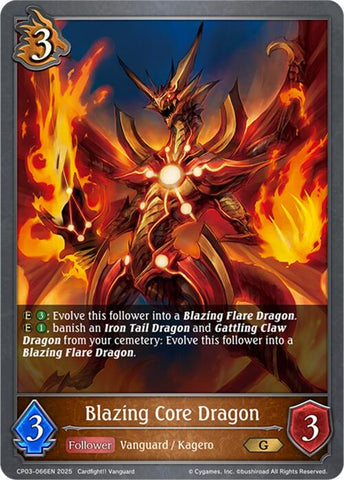 Blazing Core Dragon (CP03-066EN) [Cardfight!! Vanguard]