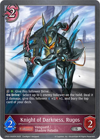 Knight of Darkness, Rugos (CP03-092EN) [Cardfight!! Vanguard]