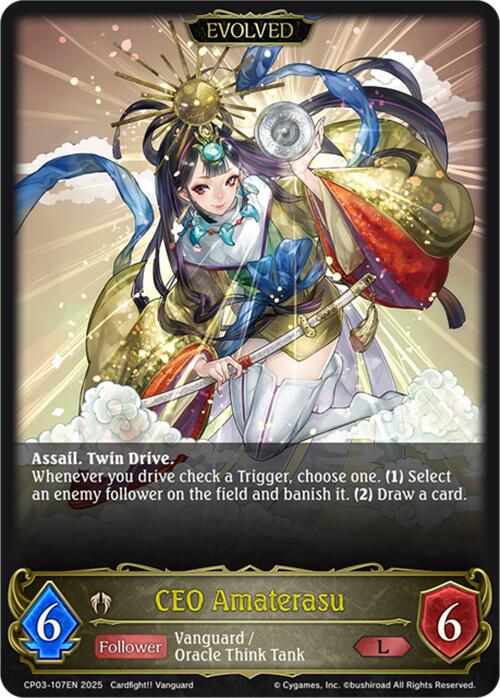 CEO Amaterasu (Evolved) (CP03-107EN) [Cardfight!! Vanguard]