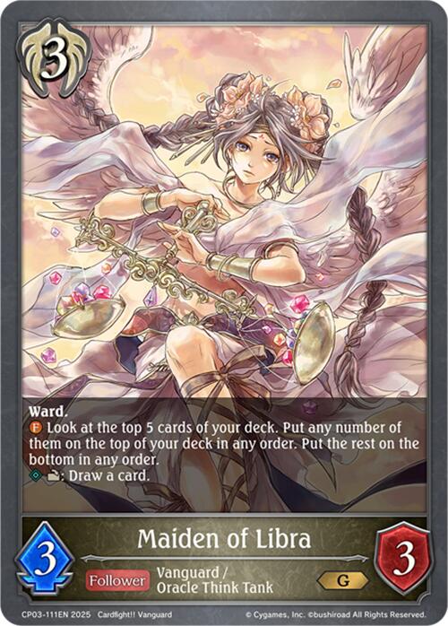 Maiden of Libra (CP03-111EN) [Cardfight!! Vanguard]