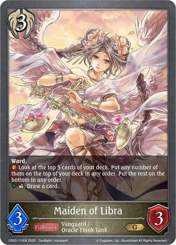 Maiden of Libra (CP03-111EN) [Cardfight!! Vanguard]