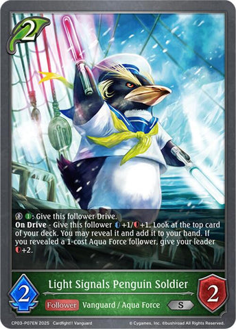 Light Signals Penguin Soldier - P07EN (Foil) (CP03-P07EN) [Cardfight!! Vanguard]