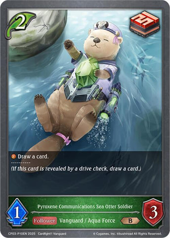 Pyroxene Communications Sea Otter Soldier - P10EN (Foil) (CP03-P10EN) [Cardfight!! Vanguard]