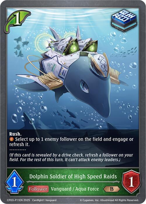 Dolphin Soldier of High Speed Raids - P11EN (Foil) (CP03-P11EN) [Cardfight!! Vanguard]