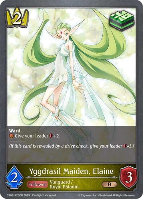 Yggdrasil Maiden, Elaine - P26EN (Foil) (CP03-P26EN) [Cardfight!! Vanguard]