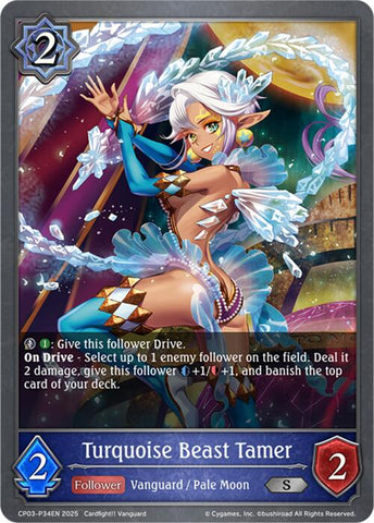 Turquoise Beast Tamer - P34EN (Foil) (CP03-P34EN) [Cardfight!! Vanguard]