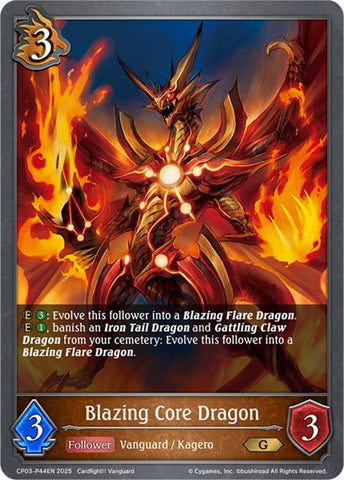 Blazing Core Dragon - P44EN (Foil) (CP03-P44EN) [Cardfight!! Vanguard]