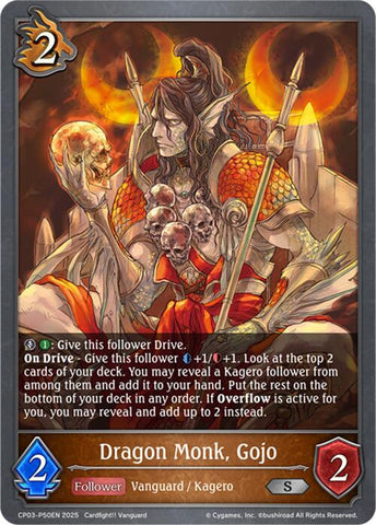 Dragon Monk, Gojo - P50EN (Foil) (CP03-P50EN) [Cardfight!! Vanguard]