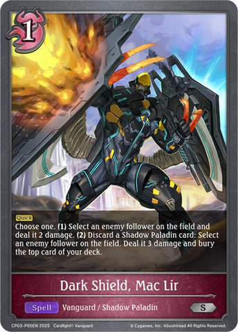 Dark Shield, Mac Lir - P65EN (Foil) (CP03-P65EN) [Cardfight!! Vanguard]