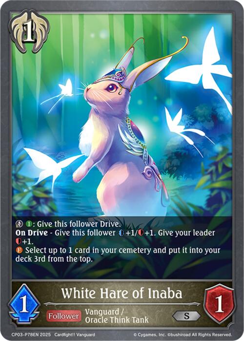 White Hare of Inaba - P78EN (Foil) (CP03-P78EN) [Cardfight!! Vanguard]