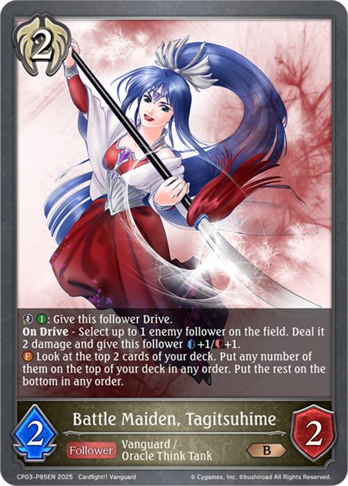 Battle Maiden, Tagitsuhime - P85EN (Foil) (CP03-P85EN) [Cardfight!! Vanguard]