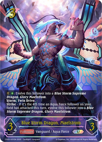 Blue Storm Dragon, Maelstrom (CP03-U01EN) [Cardfight!! Vanguard]